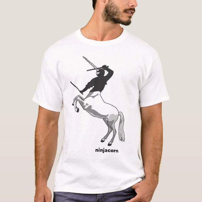 Camiseta Ninja/unicornio - Ninjacorn (Anverso)