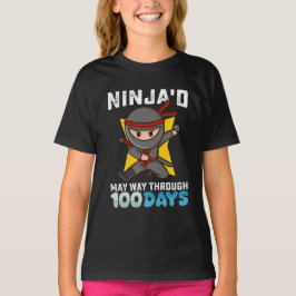 Camiseta Ninja'd May camino a través de 100 días de escuela