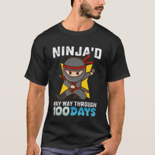 Camiseta Ninja'd May camino a través de 100 días de escuela