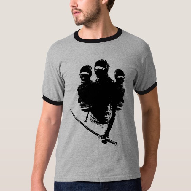 Camiseta ninjas de los tres (Anverso)