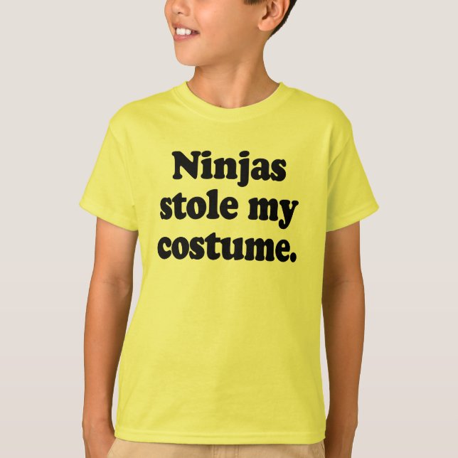 Camiseta Ninjas robó mi traje (Anverso)