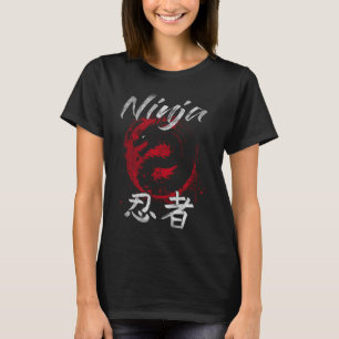 Camiseta Ninjutsu Bujinkan Dragon Symbol ninja Dojo entrena