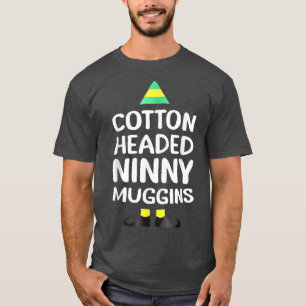 Camiseta Ninny Muggins Cotton Dirigió a Navidades Graciosos