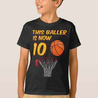 Camiseta Niño 10.º Cachorro de cumpleaños niño de 10 años