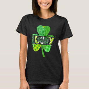 Camiseta Niño afortunado Chica St Patricks Day Shamrock irl