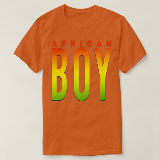 Camiseta Niño Africano (Diseño del anverso)