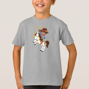 Camiseta Niño Africano-Americano, Vaquero, Alguacil Lasso