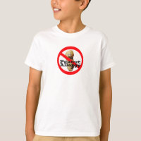 Camiseta niño alergia cacahuete