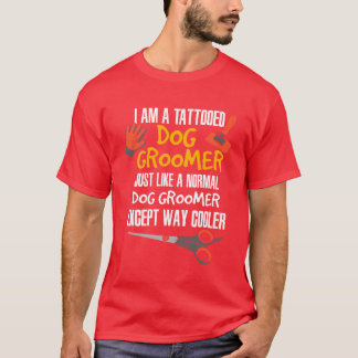 Camiseta Niño amigo de Tattooed Dog Groomer