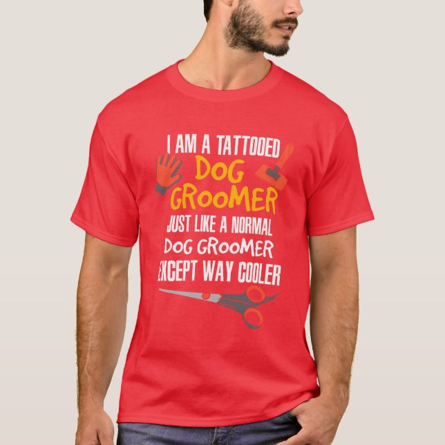Camiseta Niño amigo de Tattooed Dog Groomer (Anverso)