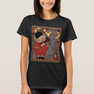 Camiseta Niño Antiguo Arlequín, Músico Tocando Banjo