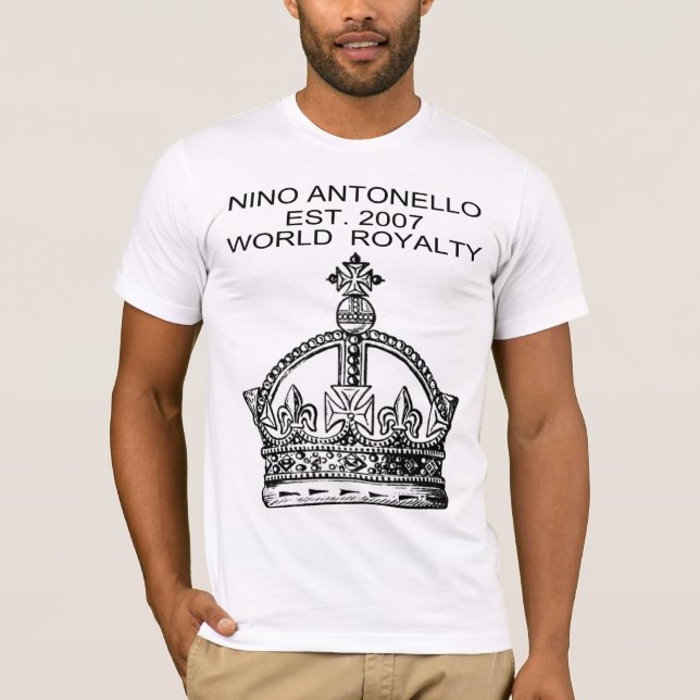 Camiseta Nino Antonello Est. Foto De La Corona De La Realez (Anverso)
