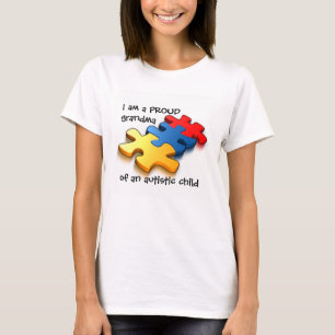 Camiseta Niño autístico de la abuela orgullosa