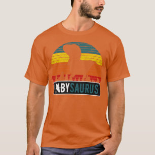 Camiseta Niño Babysaurus TRex Dinosaurio Retro Bebé