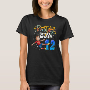Camiseta Niño balbuceador jugador de fútbol de 12 años duod