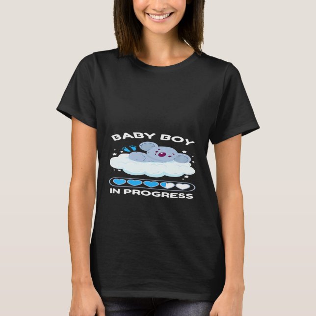 Camiseta Niño Bebé En Curso Embarazo Bebé Ide (Anverso)