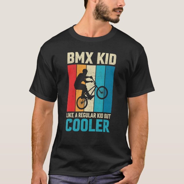 Camiseta Niño BMX como un chico normal estilo libre ciclist (Anverso)