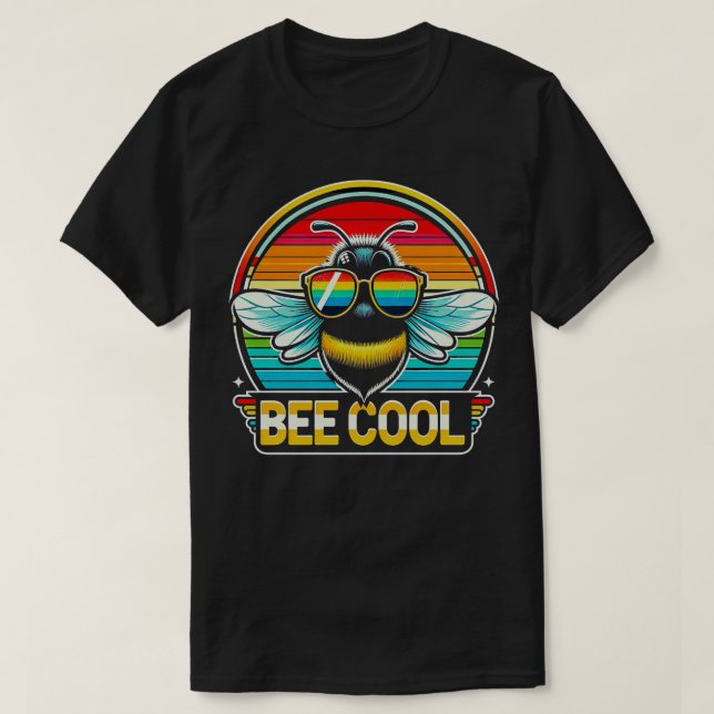 Camiseta Niño Bumble Bee Guay Niños divertidos Chica pequeñ (Diseño del anverso)