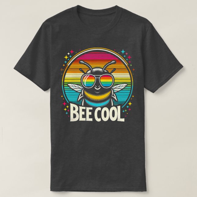 Camiseta Niño Bumble Bee Guay Niños divertidos Chica pequeñ (Diseño del anverso)