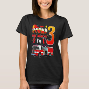 Camiseta Niño Camión de Fuego Niño Niño de 3 años Firefi de
