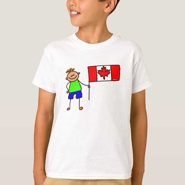 Camiseta Niño canadiense (Anverso)