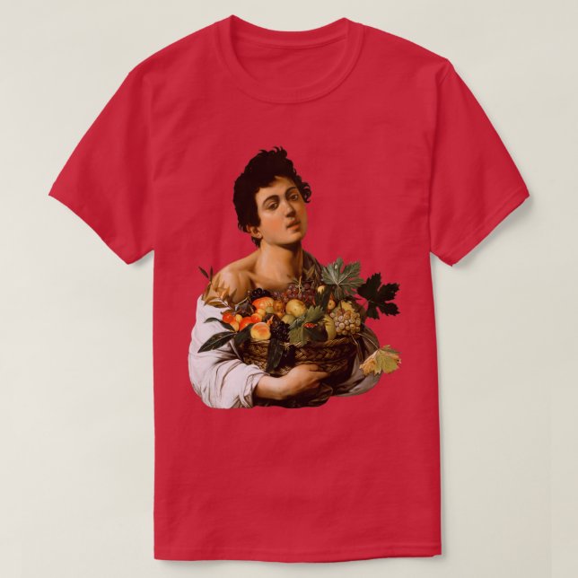 Camiseta Niño Caravaggio con cesta de fruta 2 (Diseño del anverso)