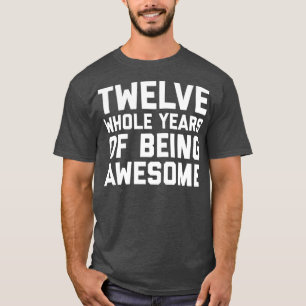 Camiseta Niño Chica de 12 años de edad con regalo de cump
