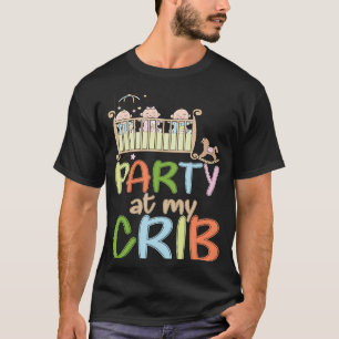Camiseta Niño Chica De Diaper Fiesta En Mi Cachorro Desorde