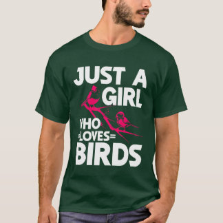 Camiseta Niño chica del Ave Viendo Aves Cute Ave
