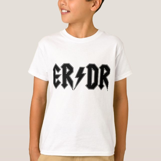 Camiseta Niño clásico de ER/DR en luz (Anverso)