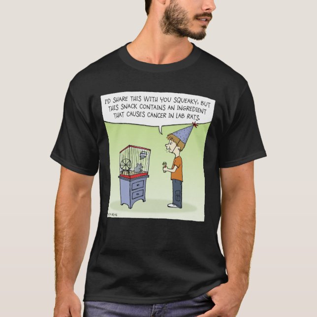 Camiseta Niño Comiendo Caricatura (Anverso)