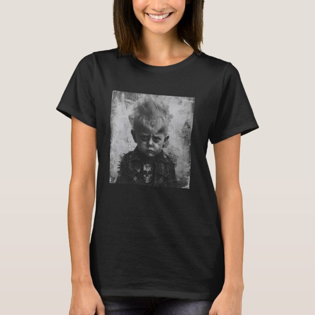 Camiseta Niño como un niño puntero, rebelde (Anverso)