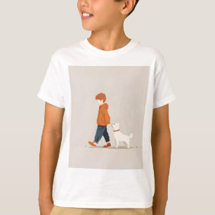 Camiseta Niño con arte de perro