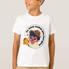 Camiseta Niño Con Caballo De Madera Alegre