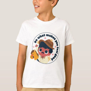 Camiseta Niño Con Caballo De Madera Alegre