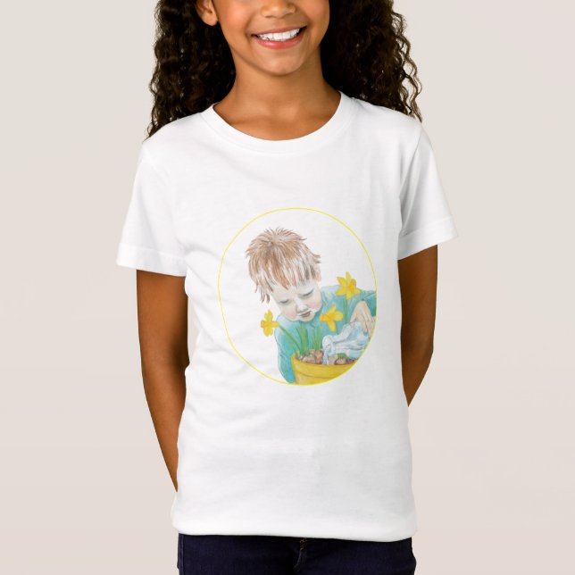 Camiseta Niño Con Daffodils (Anverso)