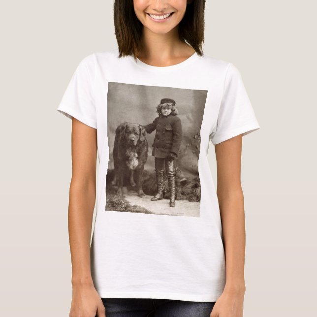 Camiseta Niño con el perro, C1885 (Anverso)