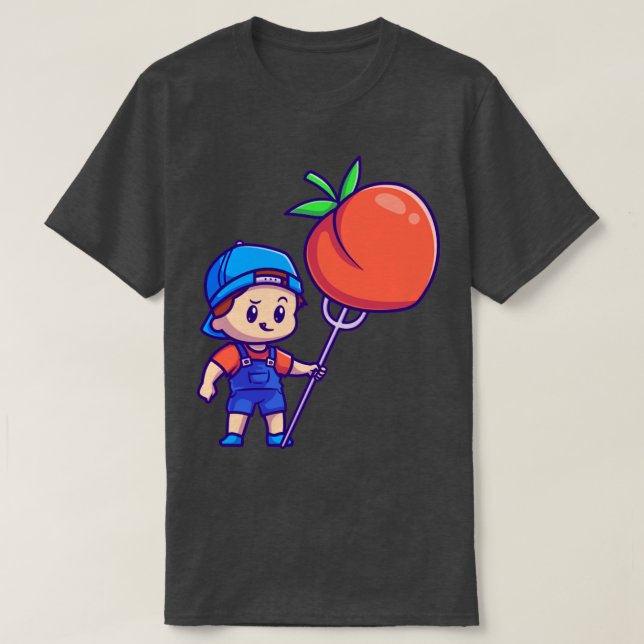 Camiseta Niño Con Personalizado De Fruta De Engranaje (Diseño del anverso)