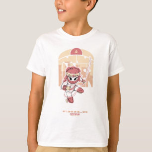 Camiseta Niño Con Ropa De Guerrero