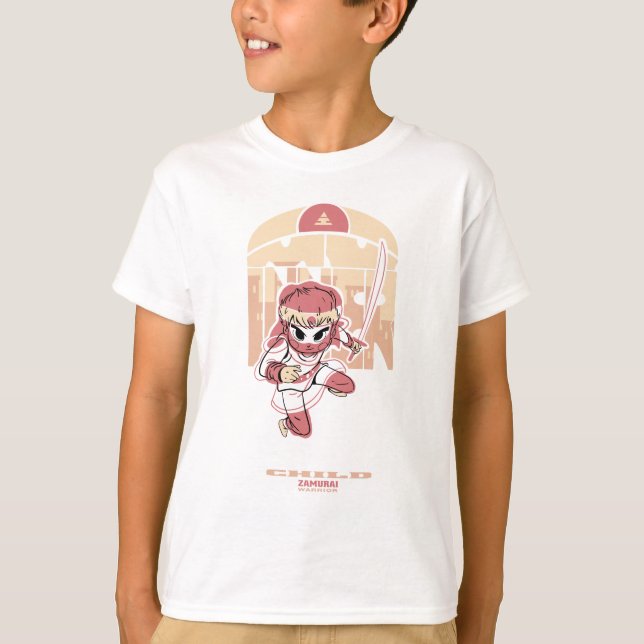 Camiseta Niño Con Ropa De Guerrero (Anverso)