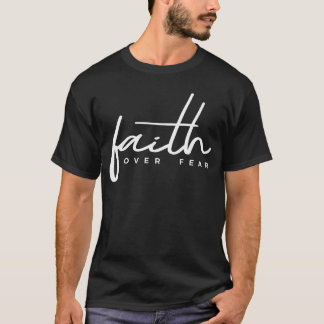 Camiseta Niño cristiano Fe Sobre Miedo