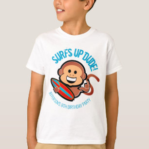 Camiseta niño CUALQUIER EDAD mono surf BEACH PISCINA cumple