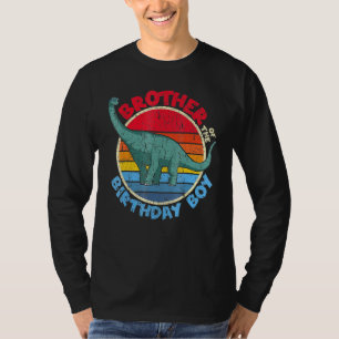 Camiseta Niño Cumpleaños I Hermano I Brachiosaurus I Mamáes