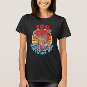 Camiseta Niño Cumpleaños I Hijo I Stegosaurus I Familia Mat