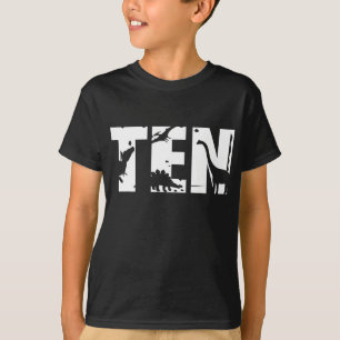 Camiseta Niño de 10 años de edad Dinosaur T Rex Gift 10