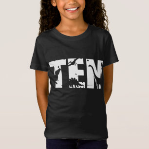 Camiseta Niño de 10 años de edad Dinosaur T Rex Gift 10