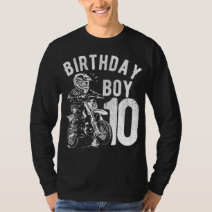 Camiseta Niño de 10 años - niño de cumpleaños - bicicleta s