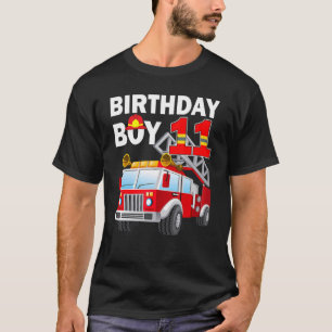 Camiseta Niño de 11 años es mi onceavo coche de bomberos F