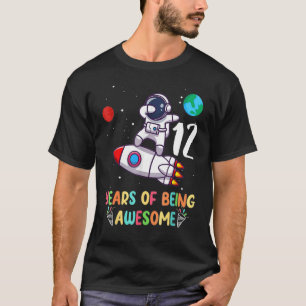 Camiseta Niño de 12 años astronauta espacio 12º Bir