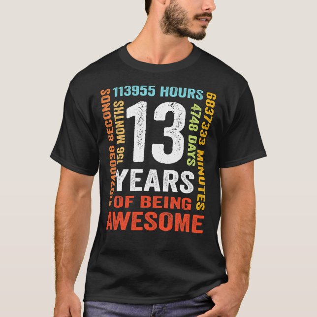 Camiseta Niño de 13 años de edad de 156 meses (Anverso)